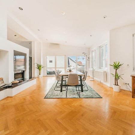 Penthouse Apartment - Sauna - Terrasse - Kamin - Ac Wien Ngoại thất bức ảnh