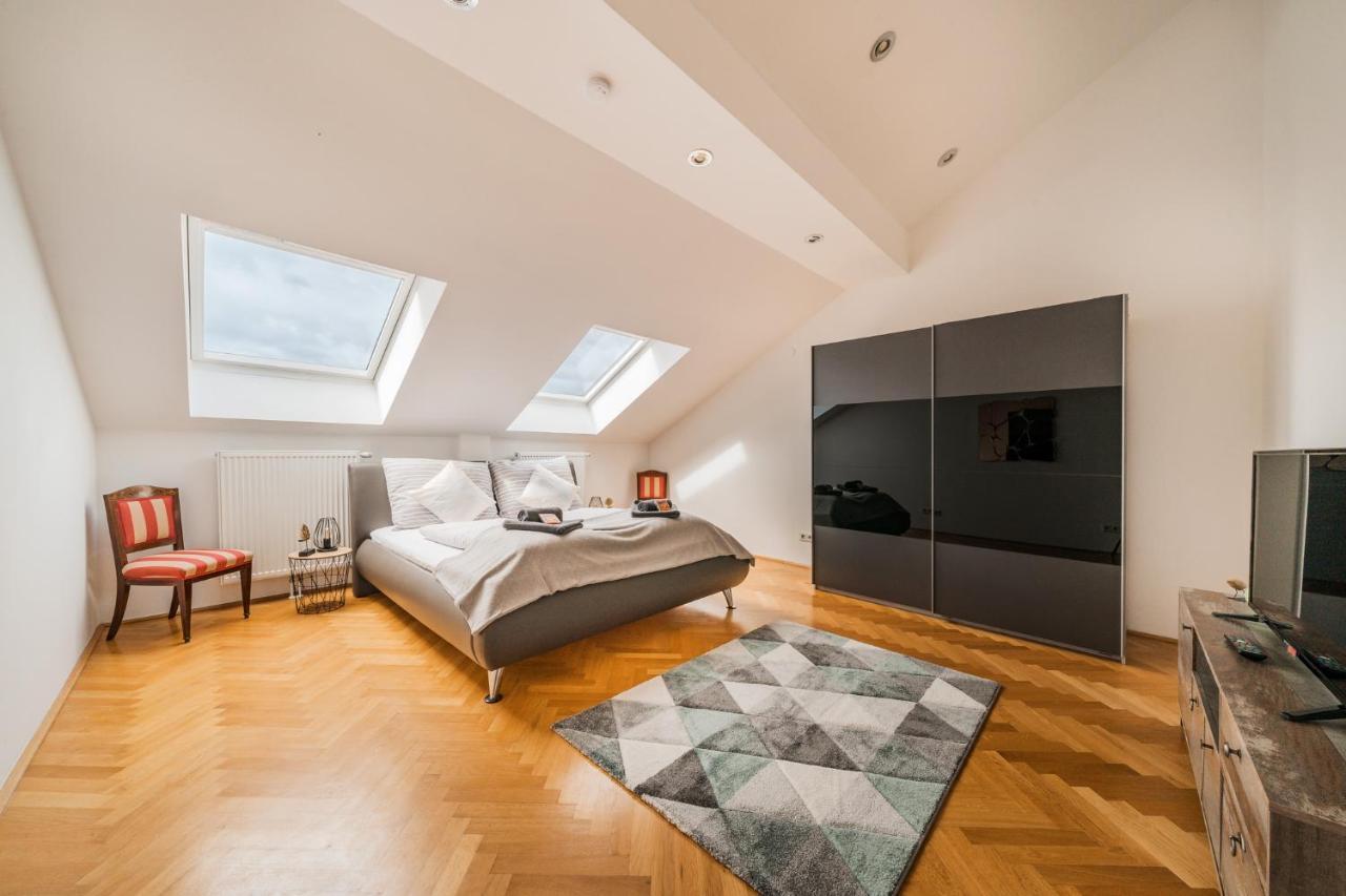 Penthouse Apartment - Sauna - Terrasse - Kamin - Ac Wien Ngoại thất bức ảnh